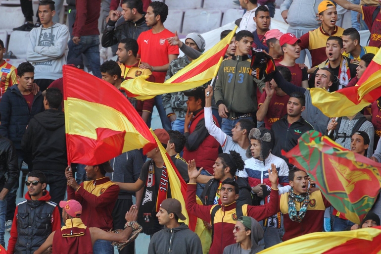 أحباء الترجي التونسي في مباراة سابقة لفريقهم في المسابقة الإفريقية