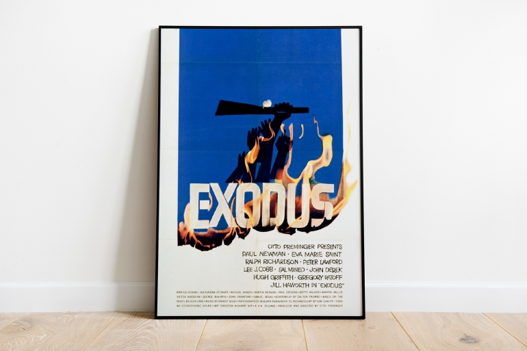 فيلم Exodus (1960 film) poster المصدر: تصميم الجزيرة