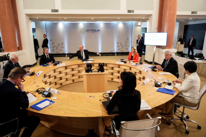 اجتماع وزراء خارجية دول مجموعة السبع في كابري بإيطاليا الجمعة 19 أبريل 2024.