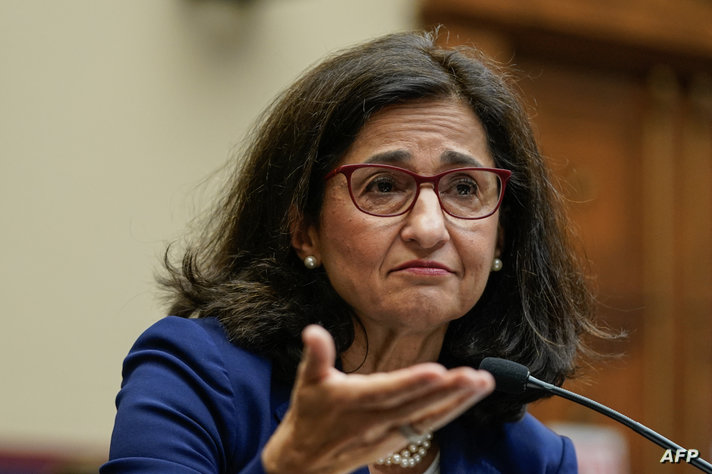 President of Columbia University Dr. Nemat (Minouche) Shafik testifies during a House Committee on Education and the Workforce…