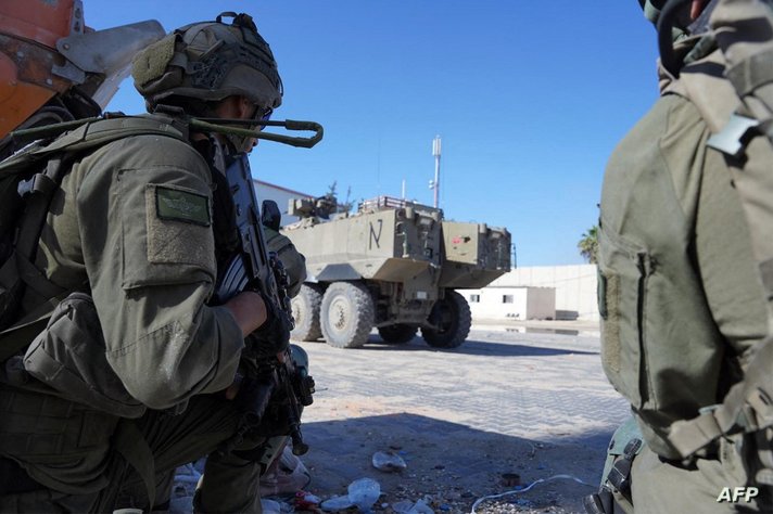 القوات الإسرائيلية في رفح جنوب قطاع غزة